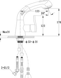 Ewigstein Смеситель для кухни 3773518 иней – фотография-2